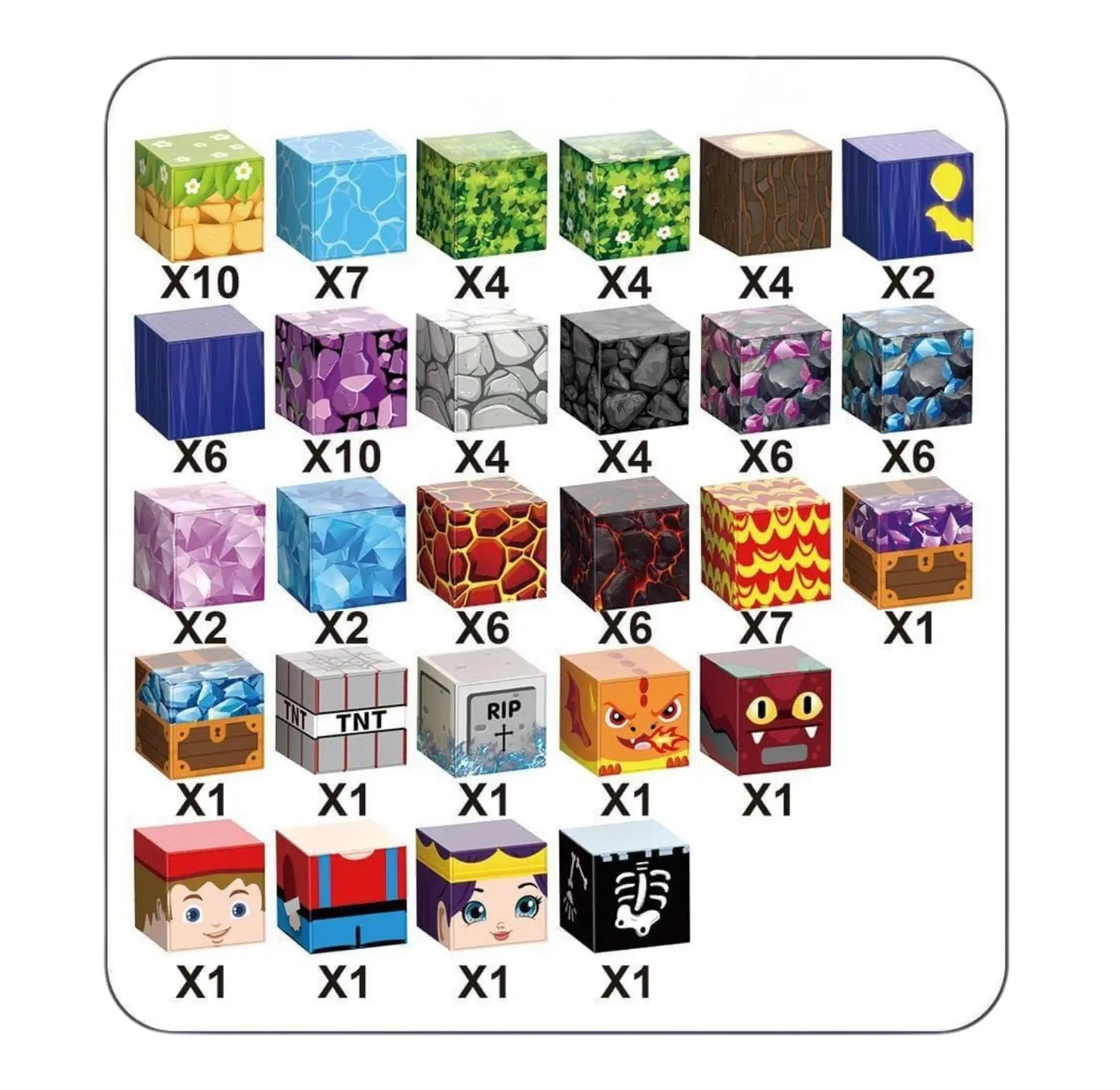 MCBLOK Manyetik Bloklar - 100 Parça (3+ Yaş)