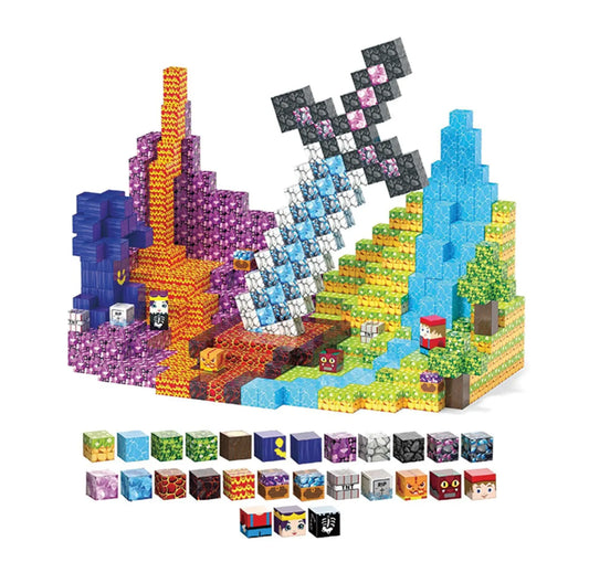 MCBLOK Manyetik Bloklar - 100 Parça (3+ Yaş)