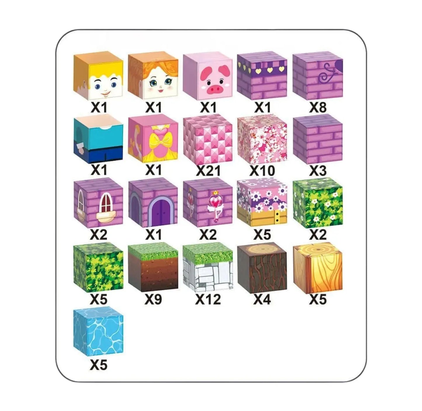 MCBLOK Manyetik Bloklar - 100 Parça (3+ Yaş)