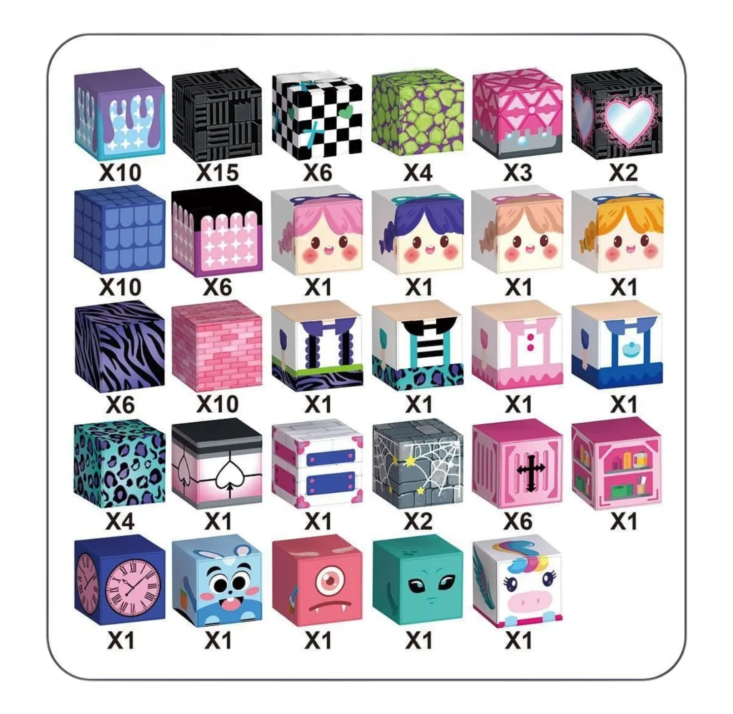 MCBLOK Manyetik Bloklar - 100 Parça (3+ Yaş)