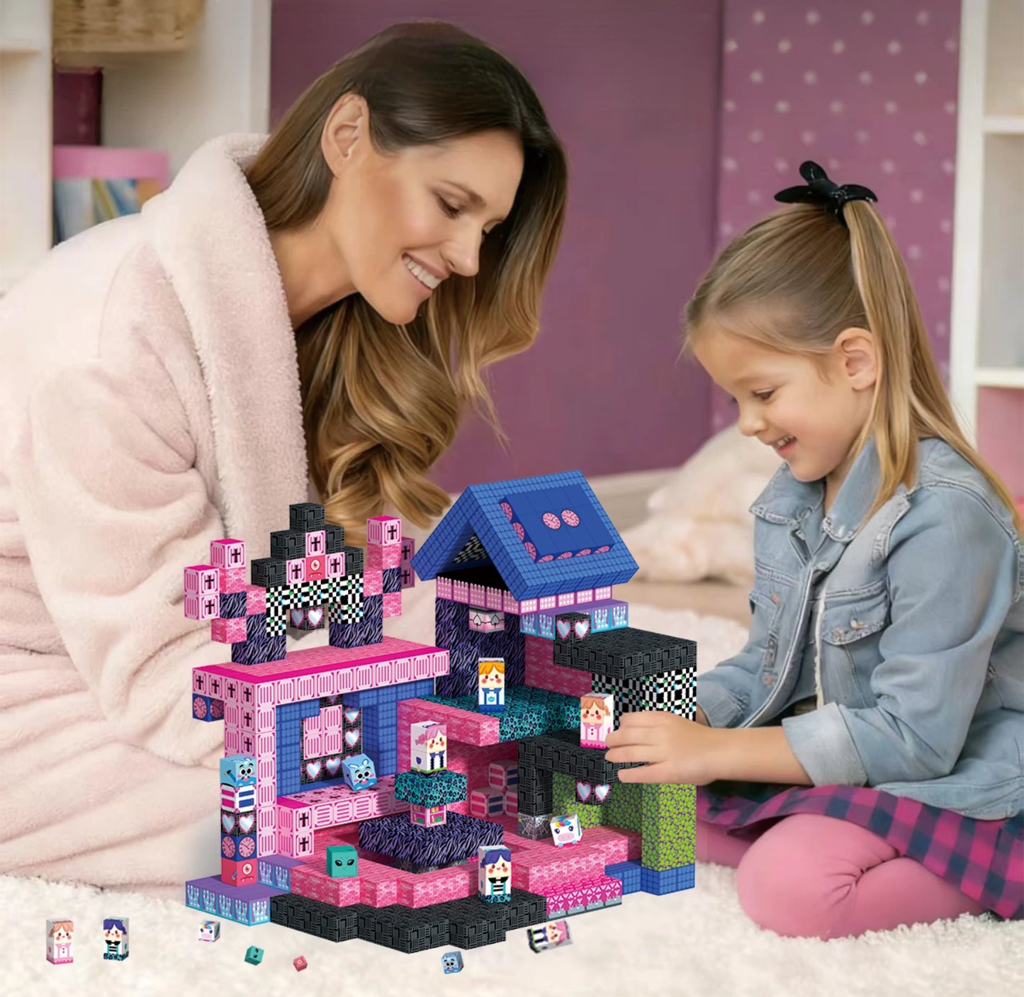MCBLOK Manyetik Bloklar - 100 Parça (3+ Yaş)