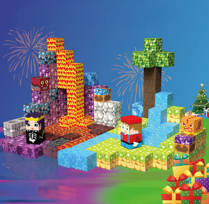 MCBLOK Manyetik Bloklar - 100 Parça (3+ Yaş)