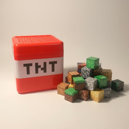 MCBLOK Manyetik Bloklar - TNT Kutulu 300 Parça
